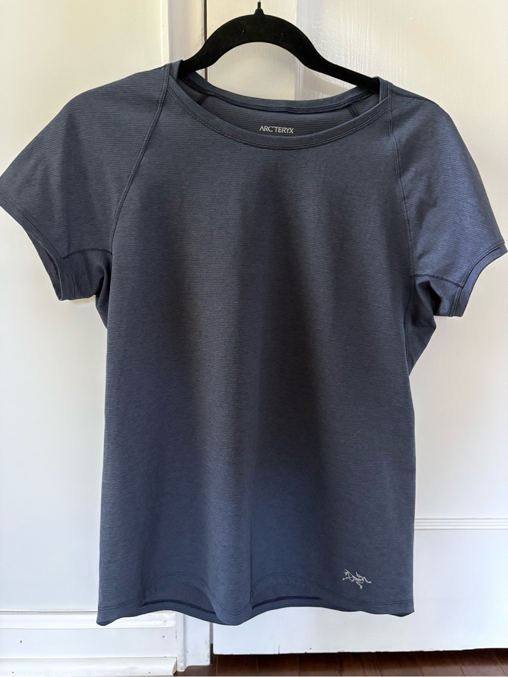 Arc'teryx Womens Medium Taema Short Sleeve T-Shirt Heathered Gray Technical Tee